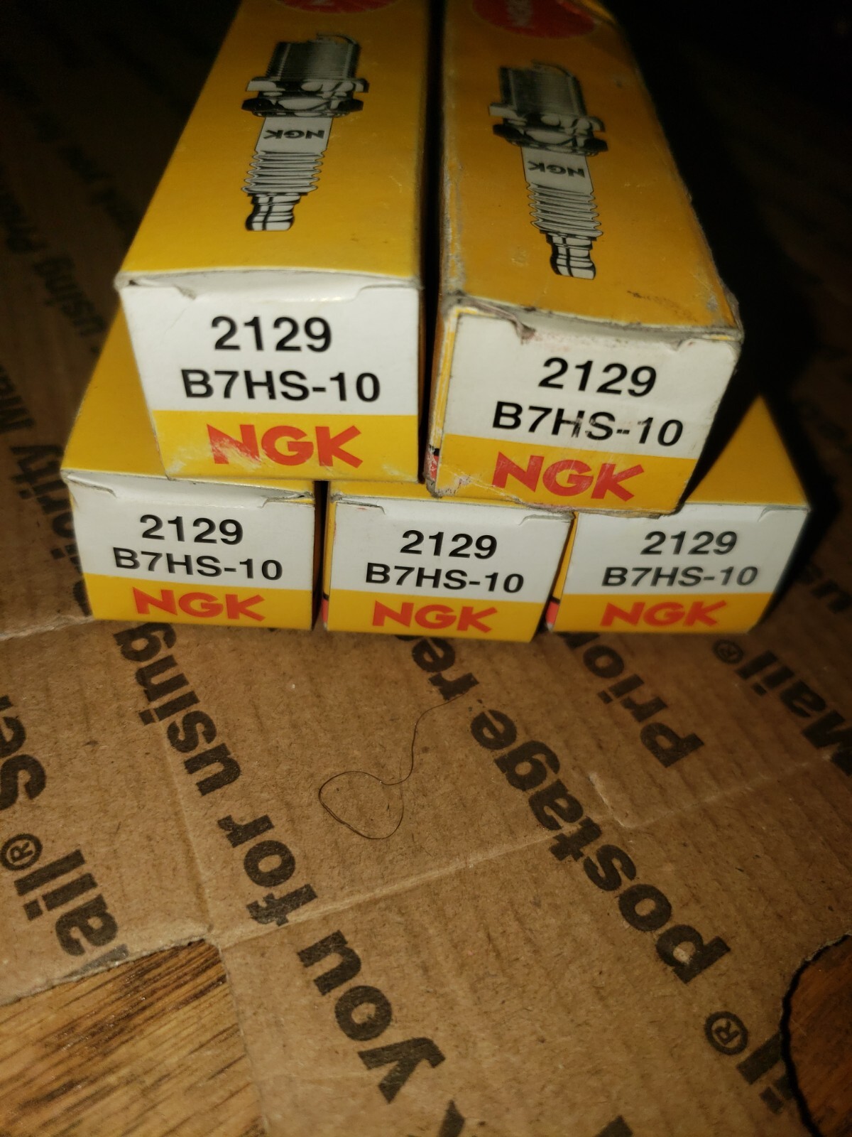 NGK 2129 SPARK PLUG LOT OF 5 NEW IN BOX