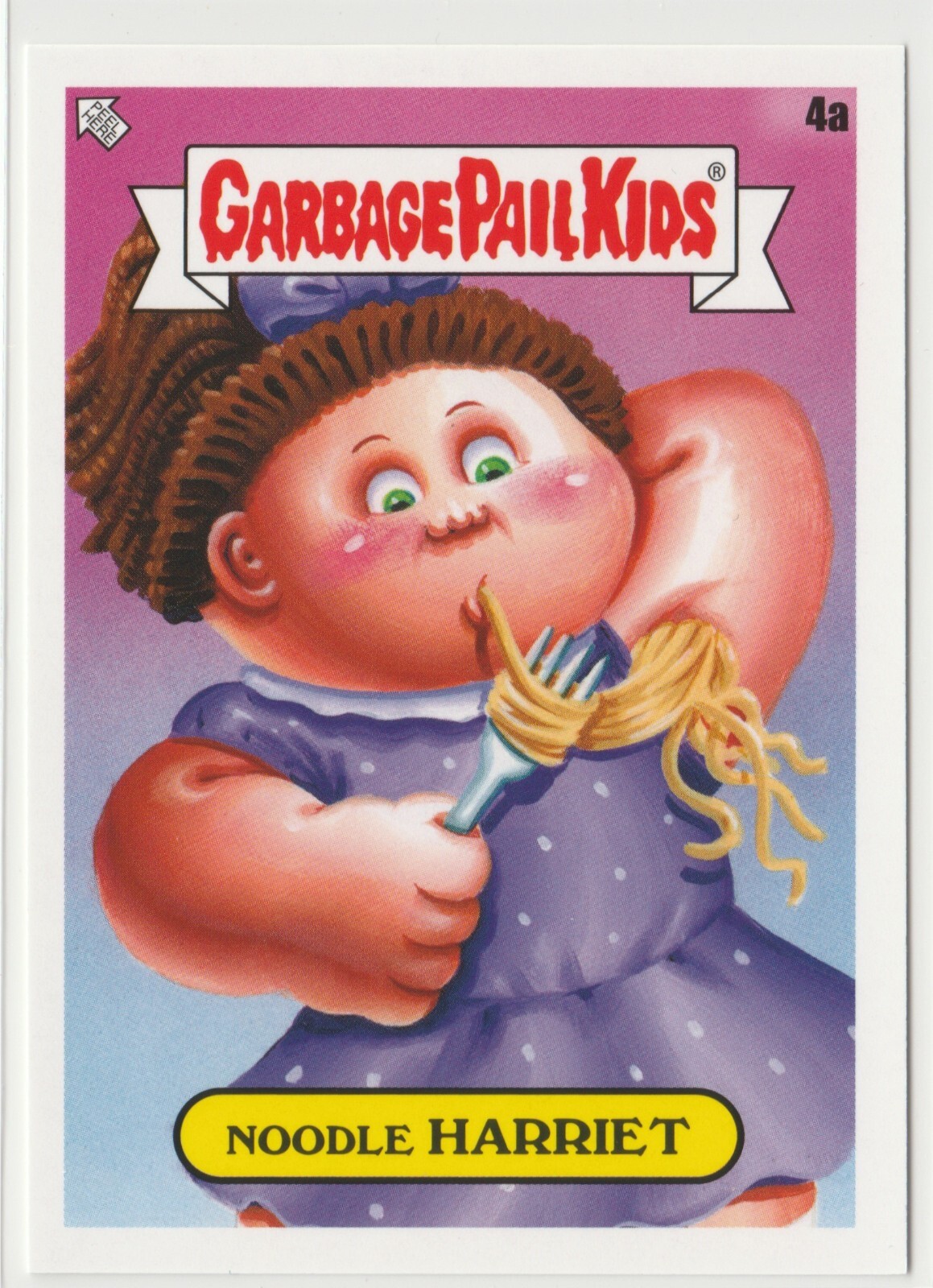 Garbage Pail Kids GPK 2021 Food Fight Noodle Harriet #4a Trading Card