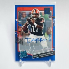 2023 Clearly Donruss Dorian Thompson-Robinson Rated Rookie Auto Blue #’d 80/99