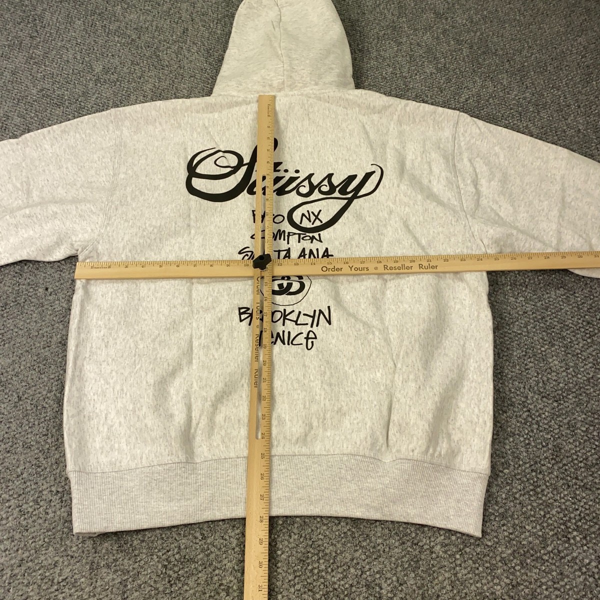 Stussy X Dover Street Market DSM World Tour Hoodie Mens XL