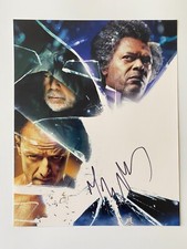 M. NIGHT SHYAMALAN In Person Signed Autograph 20x25cm Split Glass