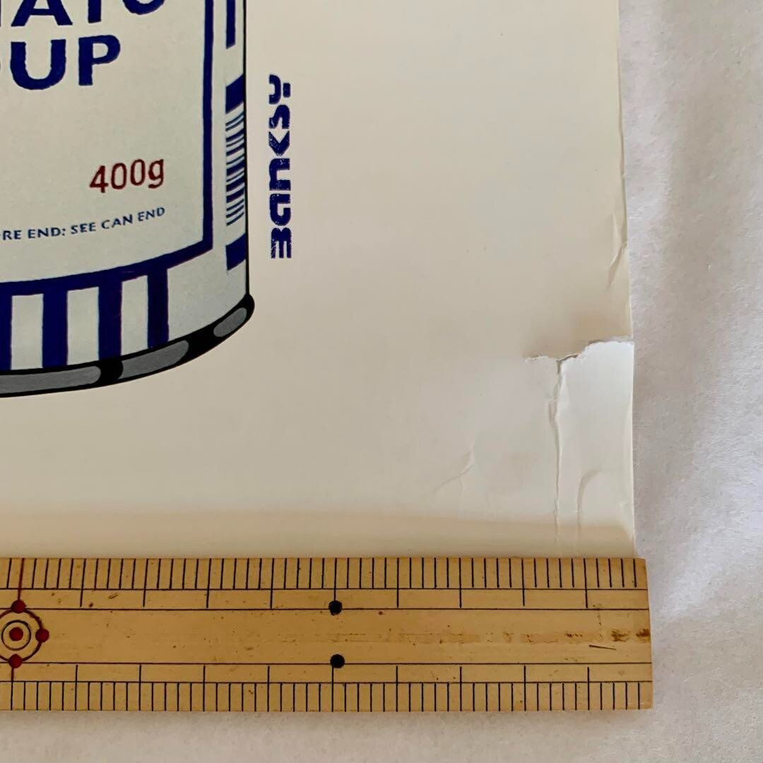 BANKSY 2006 Official Poster 'Tesco Soup Cans' Tesco Soup Cans-POW