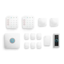 Ring Alarm Pro 13 Piece Kit with Built-in eero WiFi 6 Router and Doorbell Pro 2