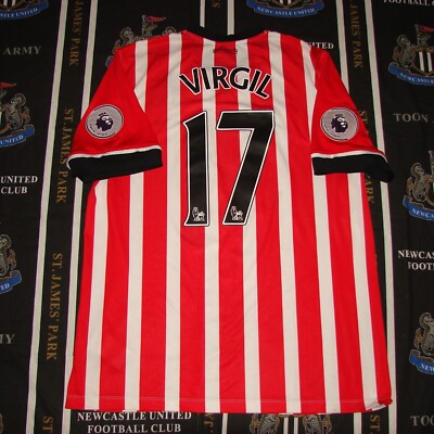 Southampton Home Football Shirt Jersey 2016 2017 Under Armour Virgil Van  Dijk