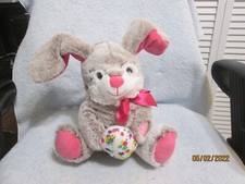 Easter Bunny By Goffa Sings  Moves New No Tag Approx. 11" Tall