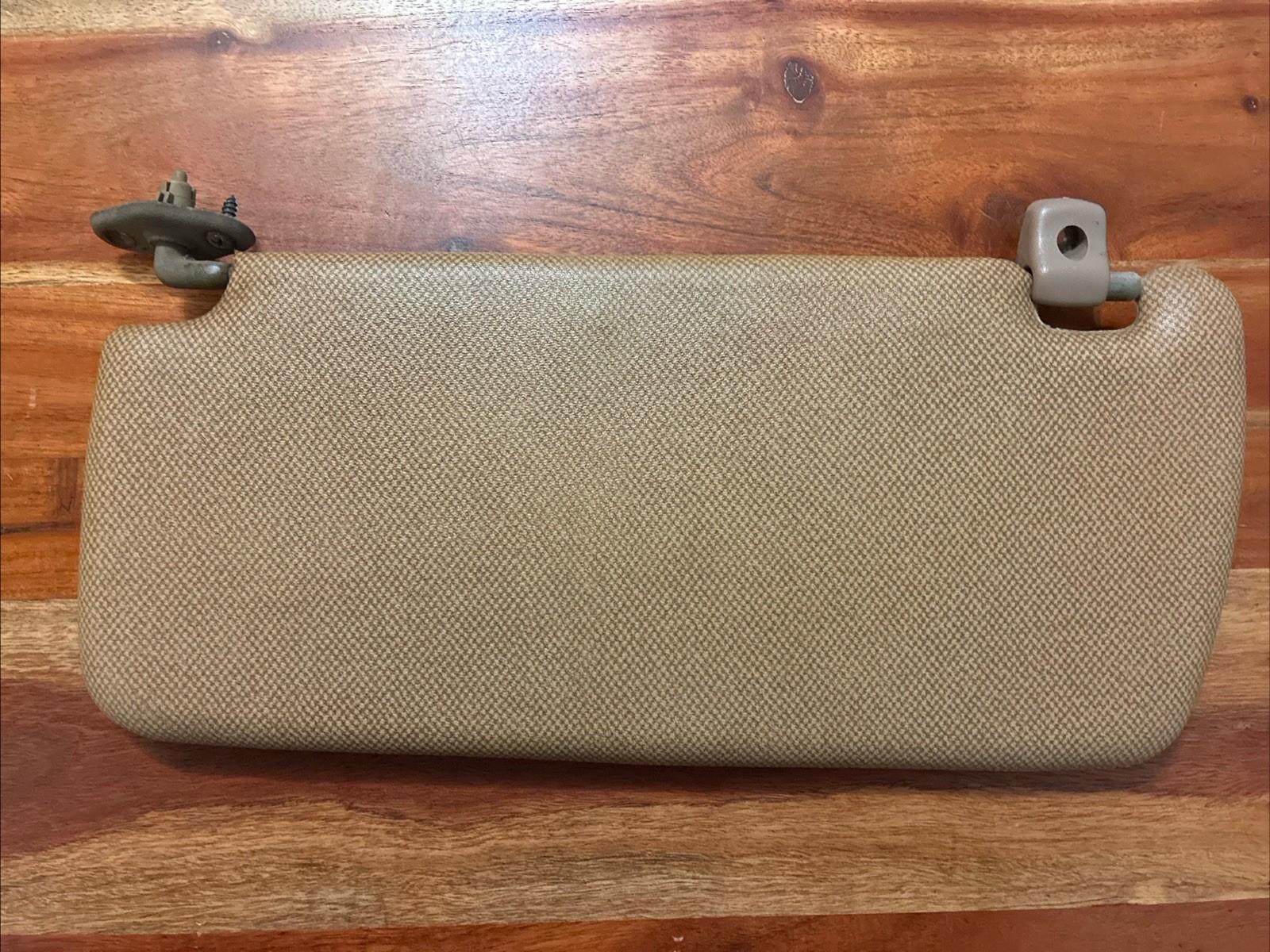 1986-1997 Nissan Hardbody D21 Pickup Driver Side Sun Visor Tan/Brown Vinyl OEM