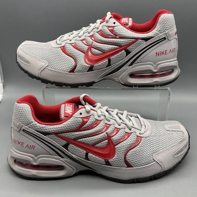 Nike Air Max Torch 4 Mens 10 Gray Red Gym Sneakers CI2202-001 Running Shoes NWOB