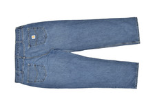 Carhartt Men's Size 38x32 Relaxed Fit Straight Leg Blue Jeans 101483-968