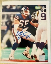 Bart OatesDanny Kanell NYGiants Autographed Original Football Photo Original.
