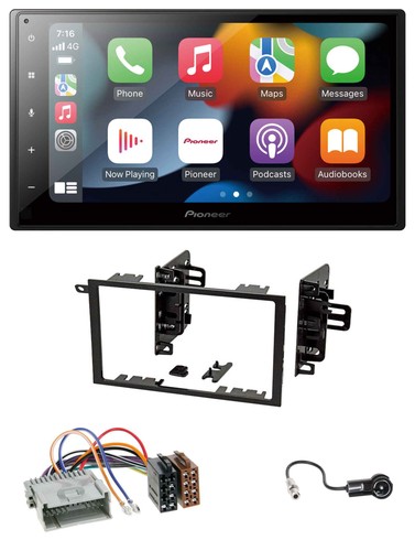 Pioneer DAB Bluetooth 2DIN USB MP3 Autoradio für Chevrolet Avalanche Blazer Cava - Bild 1 von 10