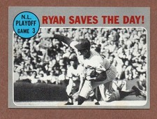 1970 Topps #1976 N.L. Playoff Game #3 Ryan Saves The Day!