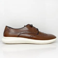 Johnston And Murphy Mens Hennings 20-3994 Brown Oxford Dress Shoes Size 10.5 M