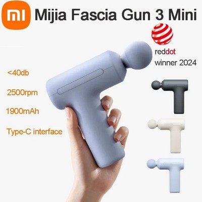 2025 XIAOMI Mijia Mini Fascia Gun 3 Portable Muscle Massage Gun 12kg Thrust