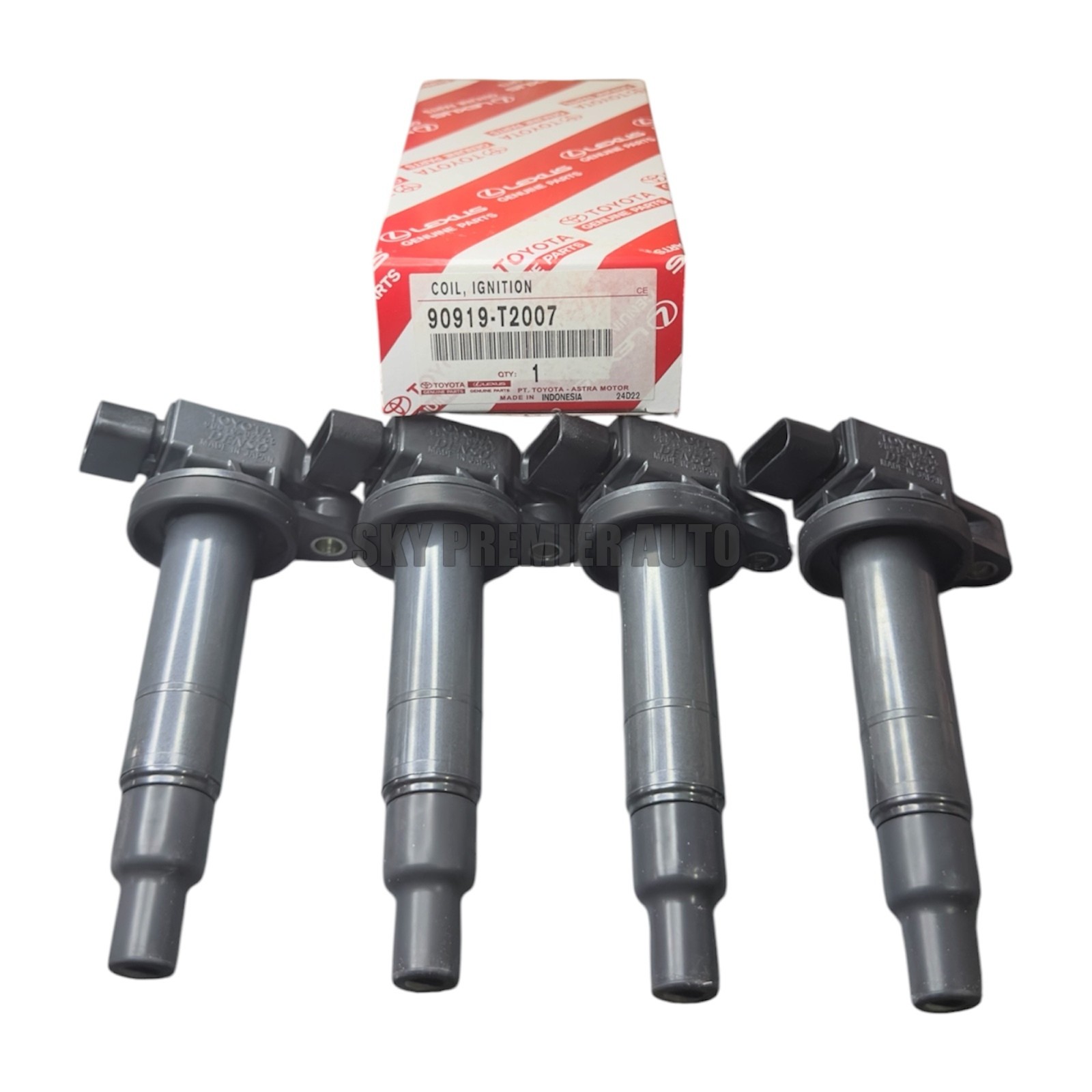 GENUINE TOYOTA IGNITION COIL SET OF 4 90919-T2007