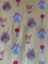 Laura Ashley Vintage Pony Gymkhana Cotton Fabric 1.7m HOARDER SALE BARGAIN