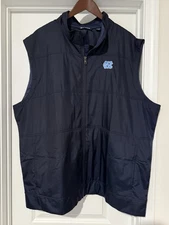 Cutter & Buck Men’s Navy Vest - UNC North Carolina Tar Heels 2XB