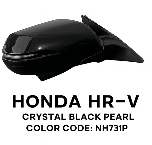 NEW BLACK Mirror FIT 2016-22 Honda HR-V Camera Passenger RH EX EX-L Navi Touring