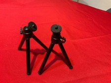 Pair of Table Top Digital Miniature Ball  Socket Tripod 5  Tall; black
