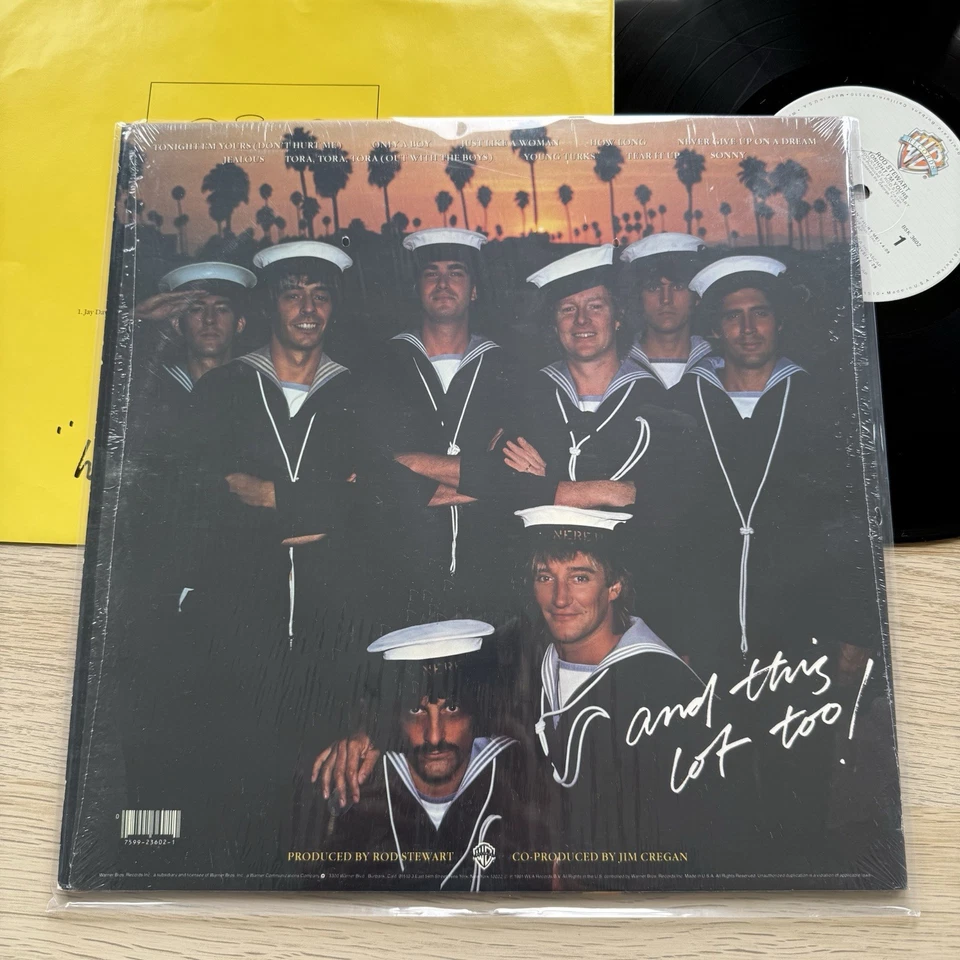 Rod Stewart Tonight I’m Yours Original 1981 US 1st Press In Shrink! Excellent - Image 3 of 4