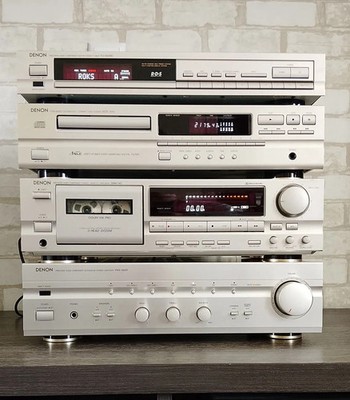Denon PMA-480R DRM-740 DCD-615 TU-580RD Rare Vintage HiFi System Warranty