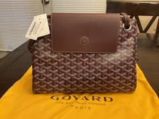 GOYARD Burgundy Rouette Souple Bag New With T...