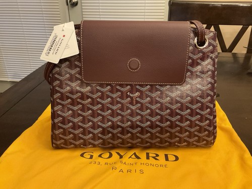 GOYARD Burgundy Rouette Souple Bag New With Tags With Dust Bag