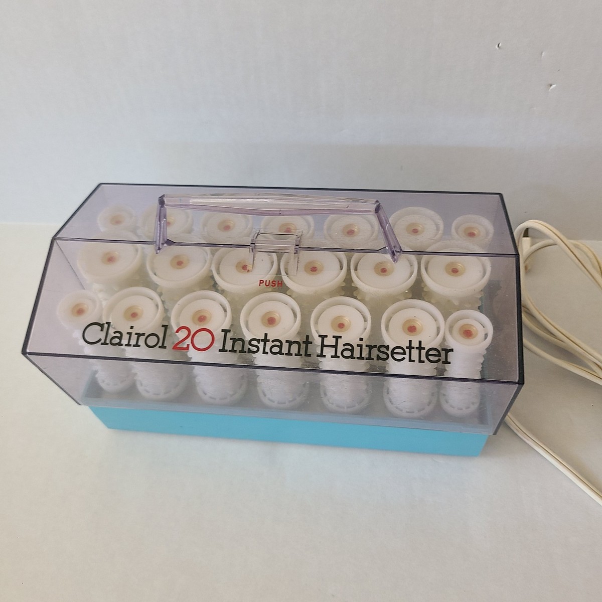 Vintage Clairol 20 Instant Hair Setter Hot Roller Set No Clips