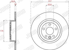 Disque de frein Mercedes 450