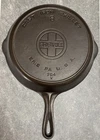 Griswold No. 8 Cast Iron Skillet Large Block Logo Heat Ring PN 704 V Erie PA USA