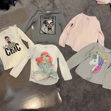 Girls Long Sleeve Shirts Lot Clothes Size 6 Look At Markings On Some Of Sleeves