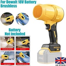 Electric Cordless Turbo Jet Fan Strong Wind Air Blower for Dewalt 18V Battery UK