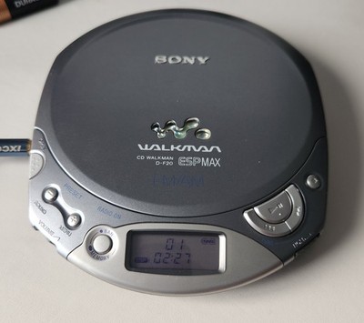 Sony Walkman D-F20 CD Player/AM/FM Radio ESPMAX-Tested & Working Great Condition