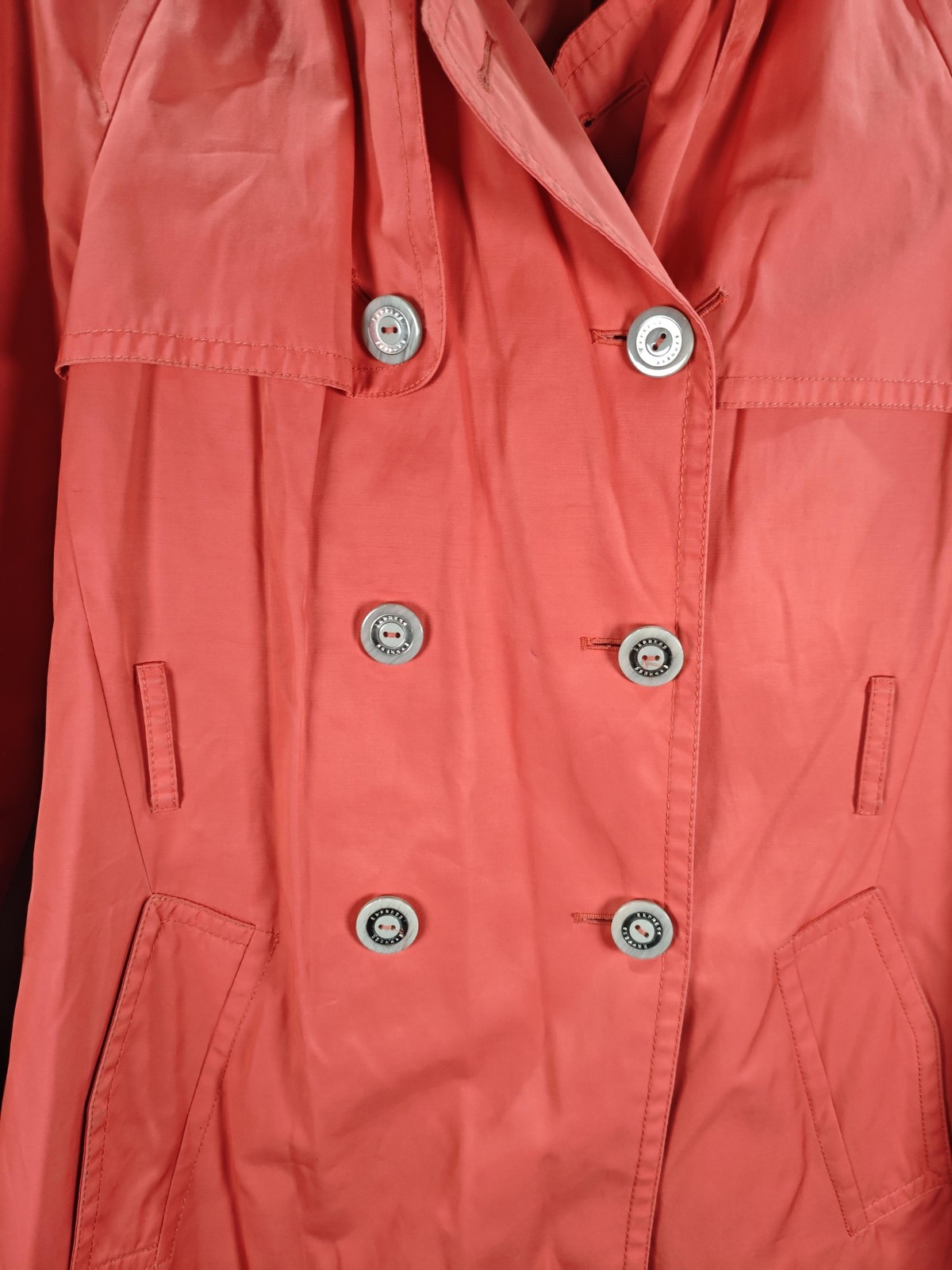 Express Jacket Womens Medium Double Breasted Tren… - image 6