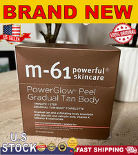 M-61 Power Glow Peel Gradual Tan Body 1 Minute 1 Step 10 Treatments