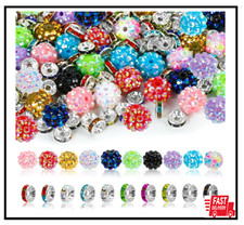 250 Pcs Beads for Pens, Focal Beads for Beadable Pens, Rhinestone Beads, Spacer