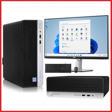 HP ProDesk 400 G4 PC Computer Monitor Lot I5 Quad Core Up to 4TB SSD Windows 11