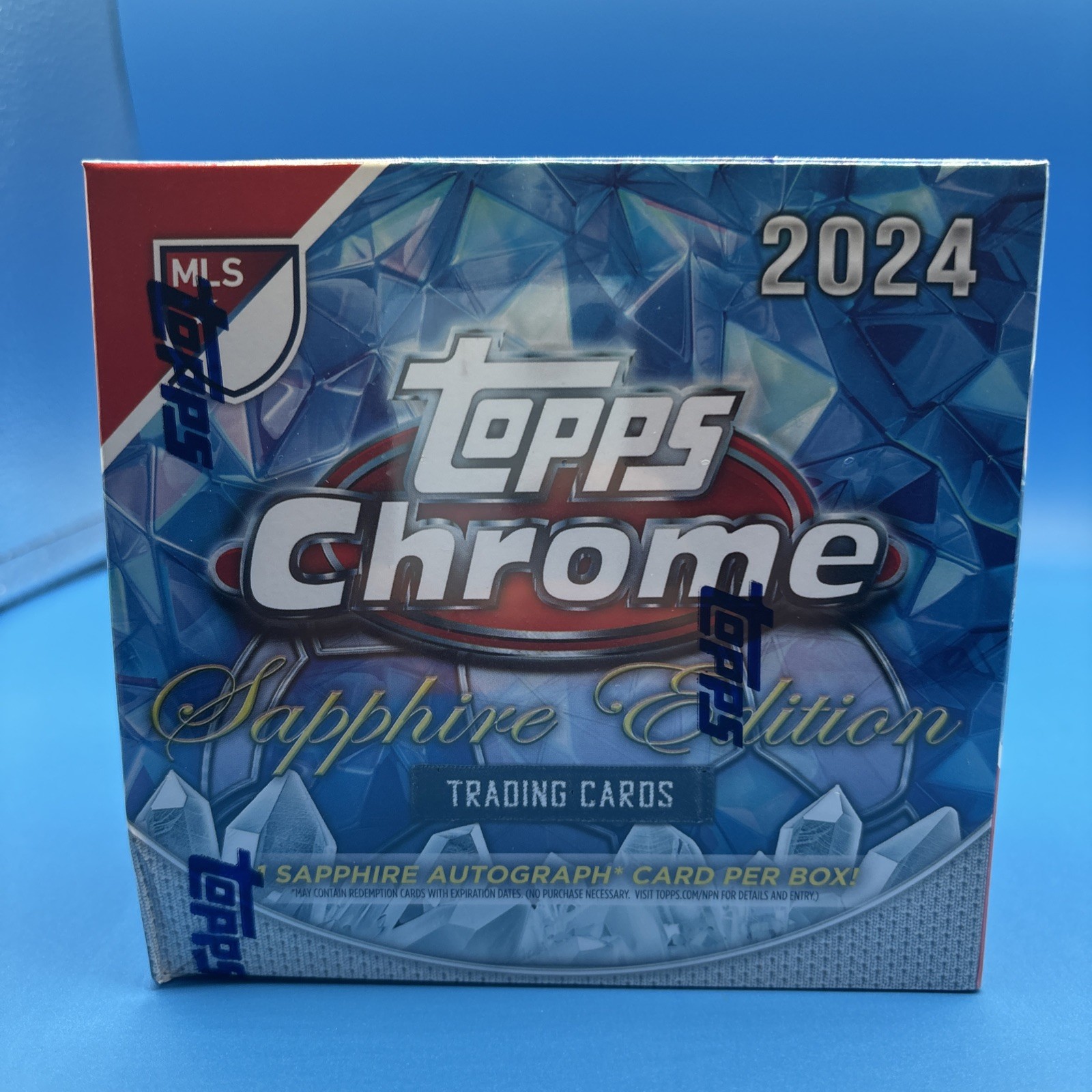 2024 Topps Chrome MLS Soccer Sapphire Edition Factory Sealed Hobby Box