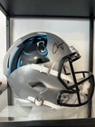 Jeremy Chinn Signed Carolina Panthers Full Size Speed Replica Helmet RADTKE