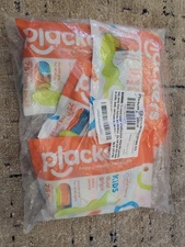 4 PK Plackers Kids Dual Gripz Floss Picks with Double Grip Handle, Wild Berry