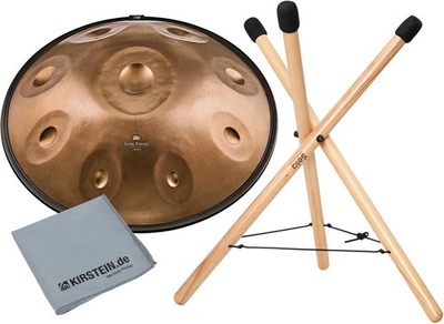 Meinl Sonic Energy HPSTL110CU Handpan F Pygmy 22'' Set Tasche Ständer Putztuch