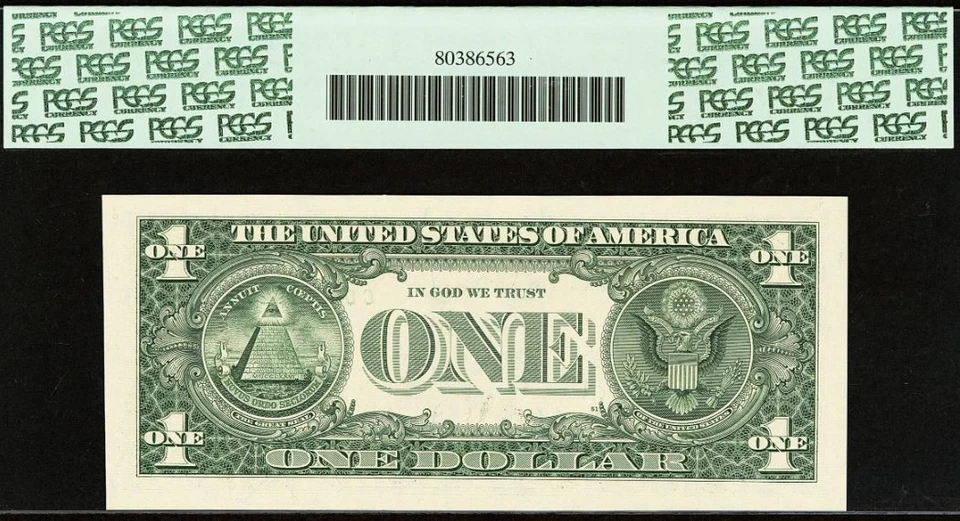 2003A $1 Federal Reserve Note PCGS 67PPQ - Fancy Repeater Serial Number 00090009 - Image 3 of 3