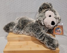 Disney World Duffy Pre-Duffy Bear Teddy Gray Laying Plush Toy W/ Tag 17"