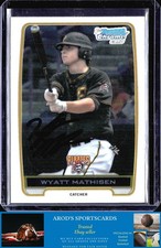 2012 Bowman Draft Picks & Prospects *Wyatt Mathisen **Card #BDPP43** AUTO (RC)