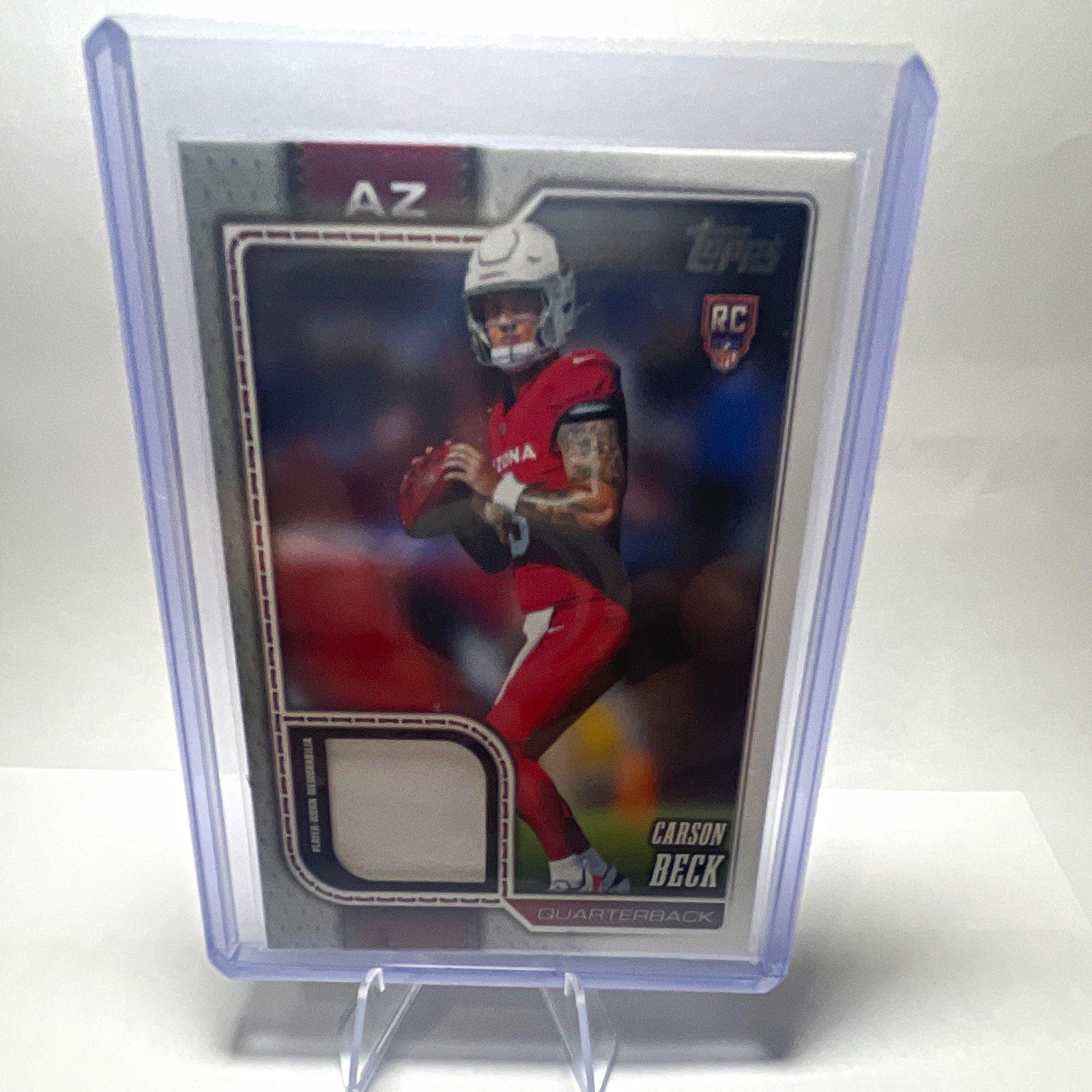 Topps Football Carson Beck 2026 Flagship Rookie Real One Relic #ROR-CB NFL