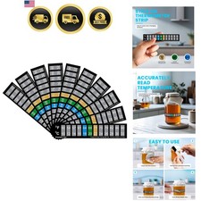 Horizontal Stick On Thermometer Strip, Digital Temperature Display for Fermen...