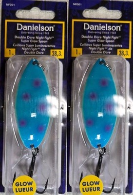2 Packs, Danielson Night Fight Double Dare Spoon 1oz Bruiser NFDD1BRU, NEW