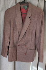 Vintage J.Crew Women’s Wool Blazer Brown Made in USA 100% Wool Jacket