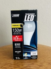 Feit Electric LED Bulb 150W Eq 5000K Daylight A21 Dimmable 2200 Lumens