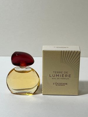 L'OCCITANE TERRE DE LUMIERE EAU DE PARFUM MINI TRAVEL SPLASH 5 ML/0.16 FL OZ NIB