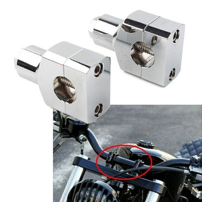 Motorrad Lenker Lenker Adapter Riser Klemmhalterungen für Harley Fatboy